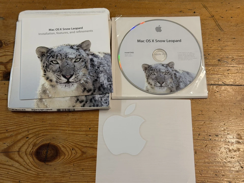 Mac OS X Snow Leopard 10.6 Retail DVD - Image 1 of 2