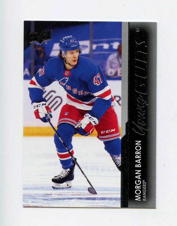 21/22 UPPER DECK YOUNG GUNS ROOKIE RC #215 MORGAN BARRON RANGERS *69917 - Image 1 of 1