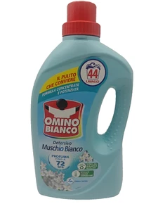 Omino Bianco Lavatrice Liquido 50 Misurini Muschio Bianco 1760 ml. B-ware - Imagen 1 de 8