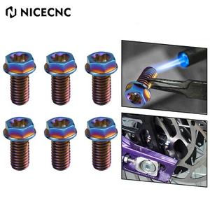 NICECNC Rear Brake Disc Pad Screws Bolts Nuts M6X13 For Surron light bee X S L1E - Picture 1 of 12