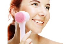 Pennello detergente viso manuale doppia testina spazzola pulizia viso detersione