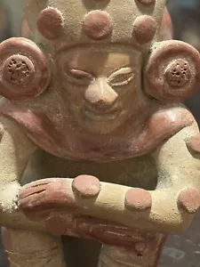 VTG Rare Quechua Ecuador Warrior Vessel Clay Art Sculpture Statue Folk Art - Picture 1 of 10