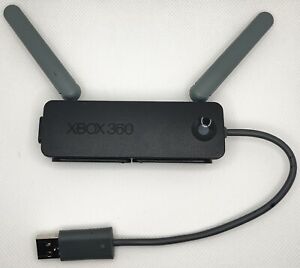 👻 Adaptateur Dongle USB WIFI Double Antenne noir Xbox 360 Fat Phat 2.4Ghz 5Ghz