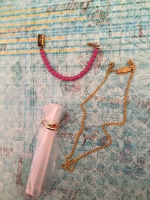 лот из 3 оригинальных винтажных ожерелий/браслетов для 8-дюймовых кукол Madame Alexander #1 - Изображение 1 из 4