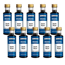 10 x Still Spirits Original Dark Rum Flavouring Essences 50ml Home Brew Alcohol