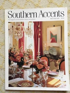 UNBERÜHRTE MAGAZIN ""SOUTHERN ACENTS"" MÄRZ-APRIL 1993 AUSGEZEICHNET ~ INHALTSFOTO - Bild 1 von 3
