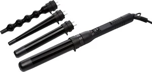 Amazon Basics PTC Keramik Lockenstabset mit austauschbaren Aufsätzen schwarz F44 - Bild 1 von 6