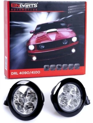 LED Tagfahrlicht Rund Ø70mm DRL universal 6000K R87 & E-Prüfzeichen OSRAM-Diode - Bild 1 von 4