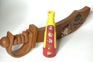Jake and the Neverland Pirates Play Set Talking Sword & SpyGlass Pretend Costume - Picture 1 of 4