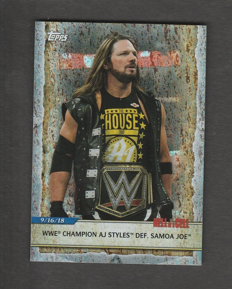 AJ STYLES #62 2020 WRESTLEMANIA FOIL CARD NICE!**** Foto 1 de 1