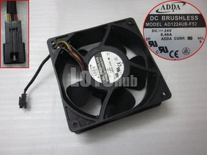 ADDA 12038 12cm AD1224UB-F52 DC24V 0.40A cooling fan 3wire 3pin - Picture 1 of 3