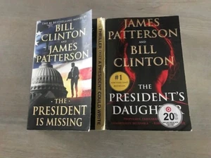 James Patterson & Bill Clinton President is Missing & President's Daughter PB - Picture 1 of 3