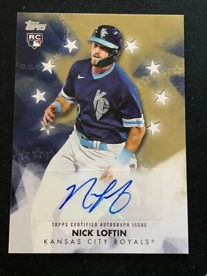 2024 Topps Series 1 NICK LOFTIN RC #BSA-LOF Baseball Stars AUTO - Image 1 of 2