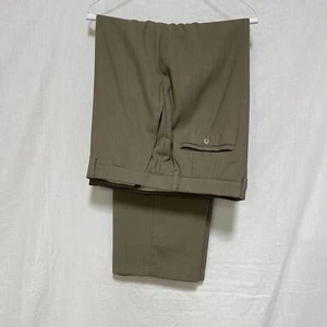 Liz Claiborne Herren 38x30 Anzughose hellbraun hellbraun hellbraun keine Eisenpflege - Bild 1 von 10