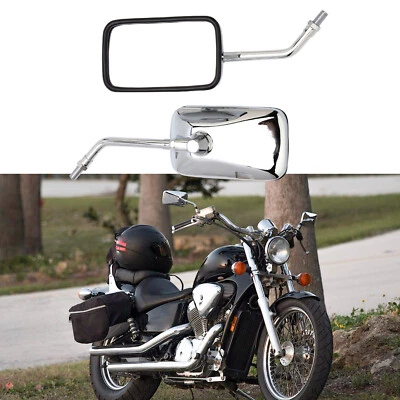 Pair 10MM Motorcycle Side Mirrors for Honda Nighthawk CB 250 450 650 700 750 - Изображение 1 из 4