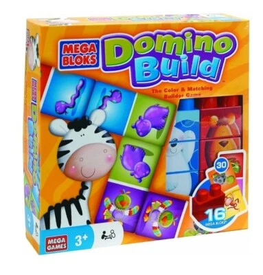 MEGA BLOCKS DOMINO BUILD GAME. KIDS FAMILY GAME NIGHT - Image 1 of 2
