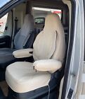Motorhome seat covers 2 fronts fit Fiat Ducato, Golden Wafer MOS: 004 YEAR: 2021
