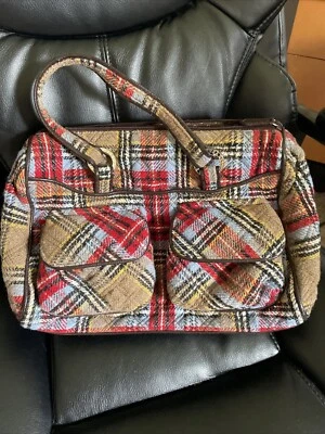 Vera Bradley ограниченного тиража Highland лоскутное одеяло клетку груза сумка сумочка - Изображение 1 из 4
