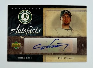 Upper Deck MLB Artifacts 2007 #AF-EC Eric Chávez Autofacts automático AR53 - Imagen 1 de 2