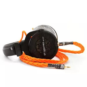 Uber Beyerdynamic DT990 Pro abnehmbares Stereo-Litz-Kabel & modifizierte Treiber 250Ω - Bild 1 von 5