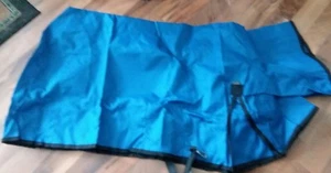 Weaver Leder Nylon Solid Butt Schaf Decke, blau, Medium 110-140 lbs. - Bild 1 von 2