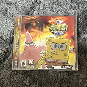 SpongeBob Squarepants The Movie PC Game Windows CD-ROM Complete W/ Manual CLEAN! - Picture 1 of 4