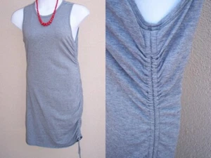 Vestido Lululemon Athletica Cinch It talla 10 gris jaspeado algodón Pima acanalado gris - Imagen 1 de 8