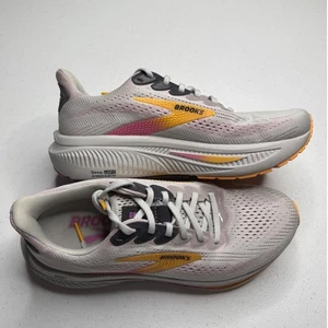 Brooks Ghost 17 Women's Running shoes 8 wide Road Running Athleisure Gray Pink - Picture 1 of 9