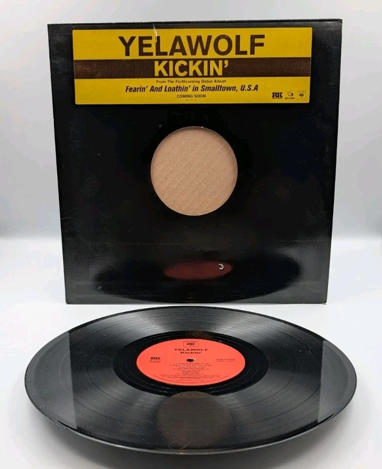 Yelawolf Kickin’ 12" Promo VG 2007 CAS 711610 VG Jacket w/ Orig Inner Hip Hop - Image 1 of 4