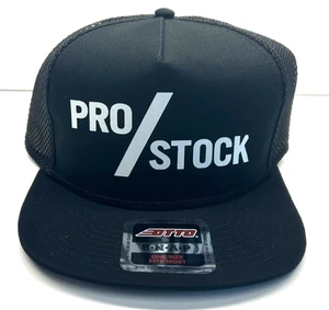 Cappello camionista Pro Stock OTTO CAP " SNAP" 5 pannelli profilo medio rete posteriore drag racing - Foto 1 di 3