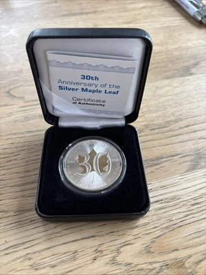 Maple Leaf 2018 30th Anniversary  1 Oz Silber Silbermünze - gilded - Canada - Bild 1 von 3