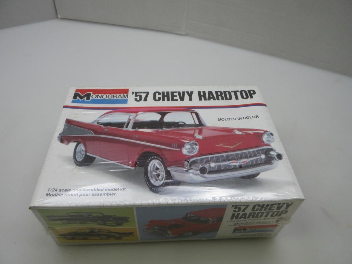'57 Chevy Hardtop 1:24 モデルキット新品、未開封品、希少 Monogram 1:24 '57 Chevy Hardtop Model Kit #2225 | eBay