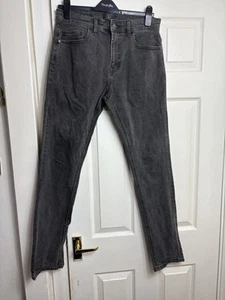 Next Premium Charcoal Grey Slim Fit Jeans - Waist 30” Leg 33” - Picture 1 of 9