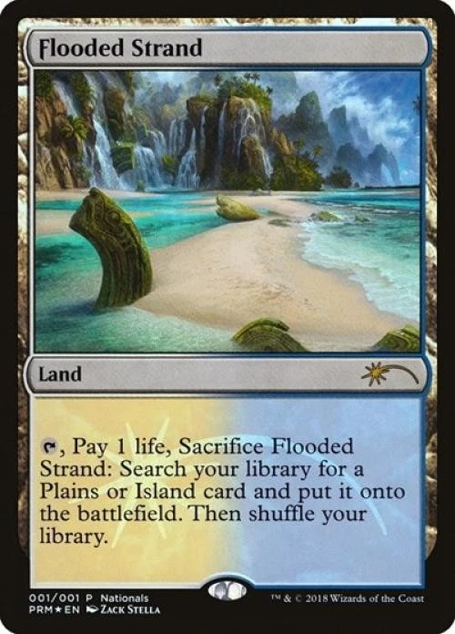 Flooded Strand -Foil Light Play MTG Promos: Unique and Miscellaneous - Image 1 of 1