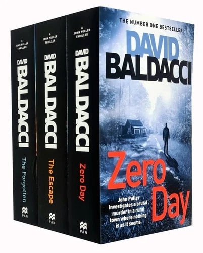 David Baldacci John Puller Series 3 Books Collection Set (Zero Day, The Forgotte Foto 1 de 1