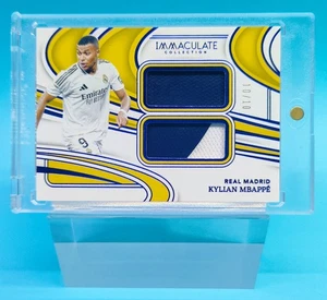 2024-25 Immaculate Real Madrid Kylian Mbappé Dual Patch 10/10 - Picture 1 of 2