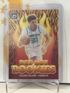 2024-25 Panini Donruss Optic Tidjane Salaun #7 Gold Prizm Red Hot Rookies RC /10 - Picture 1 of 3