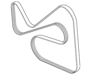 Genuine Ford Motorcraft™ Serpentine Belt JK6-881-BB - Picture 1 of 2