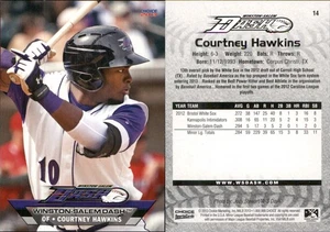 Courtney Hawkins 2013 Choice Winston-Salem Dash #14 RC FREE SHIP *AutographDen* - Picture 1 of 1