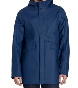 Chaqueta de Lluvia Aether Quest Para Hombres Azul Medio Costura Sellada Impermeable Resistente al Viento - Imagen 1 de 19