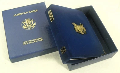 1997-W 1 oz G$50 American Eagle Gold Proof Coin Box W/ COA - Image 1 of 3