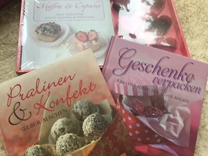 🎁💐🧁Konvolut Bücher Backformen Backen Verschenken 4-Teilig 🧁🎁💐 - Bild 1 von 6