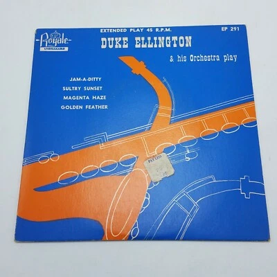 DUKE ELLINGTON & His Orchestra Play 45rpm EP 7" Royale EP 291  - Image 1 of 4