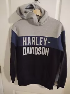 Kleiner Harley-Davidson Hoodie Herren Grau Und Schwarz Small - Bild 1 von 4