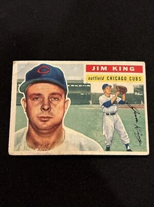 1956 Topps #74 Jim King Cubs RC POOR CREASE! - Picture 1 of 3