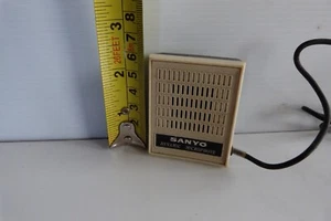 1970 Sanyo HM8 Dynamic Microphone Speaker. Working - Picture 1 of 6