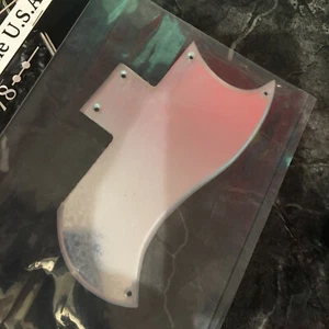 Chrome Acrylic Pickguard for Gibson SG SGM SGJ Future 60's 70's Tribute USA  - Picture 1 of 6