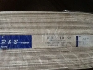 #10 Natural 100% Cotton Duck Fabric 2 yards x 36” Wide – DC-1 - Picture 1 of 4