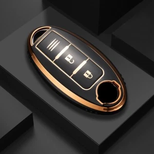 Funda llavero de poliuretano termoplástico con llave remota para coche para Nissan Qashqai Pulsar Juke Micra - Imagen 1 de 4