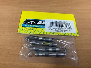 Apico Swivel Pro Exhaust Springs Size 83 mm Silver pack of 4 Mx Motox Enduro - Picture 1 of 1